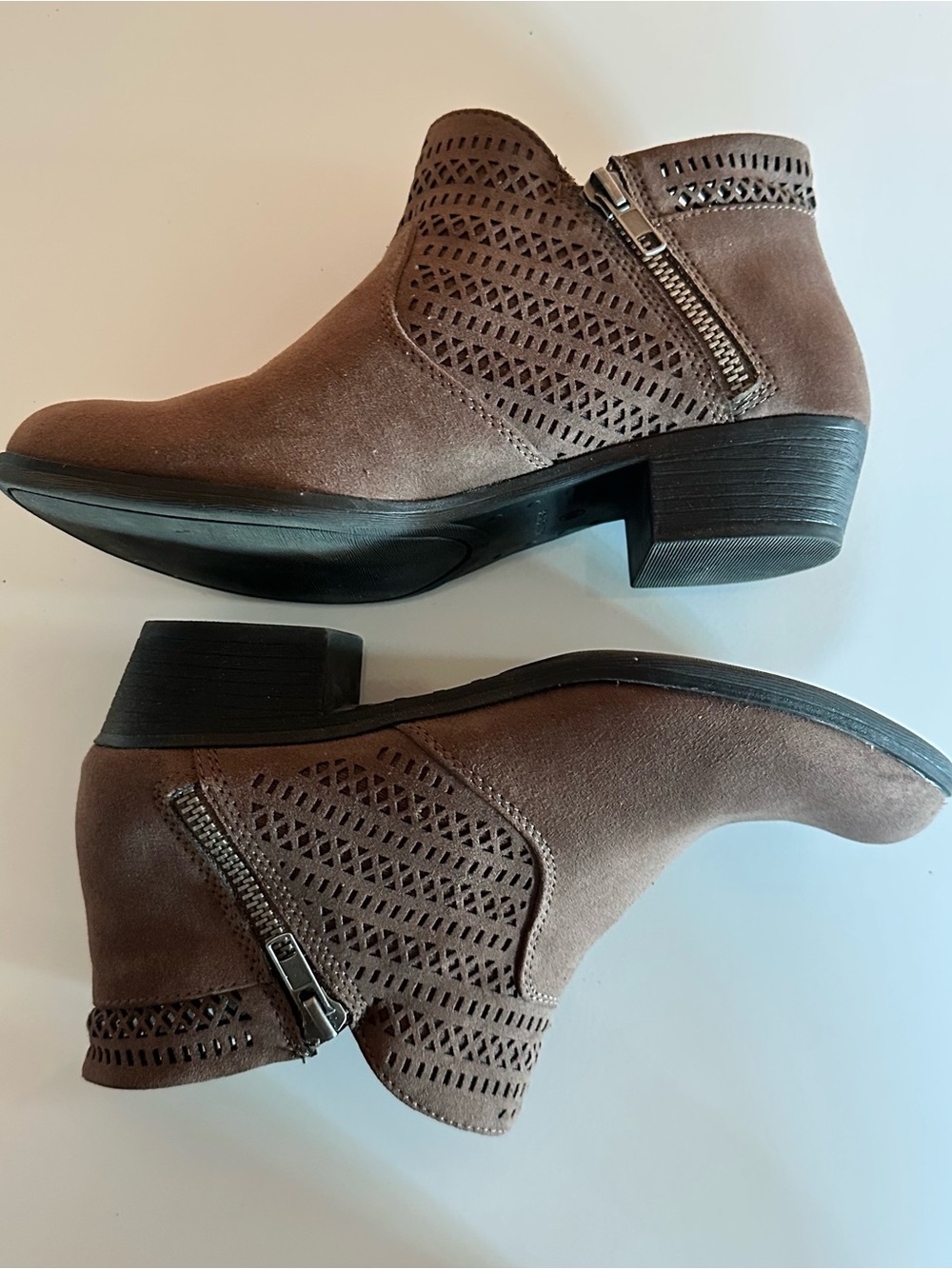 Suede Ankle Booties